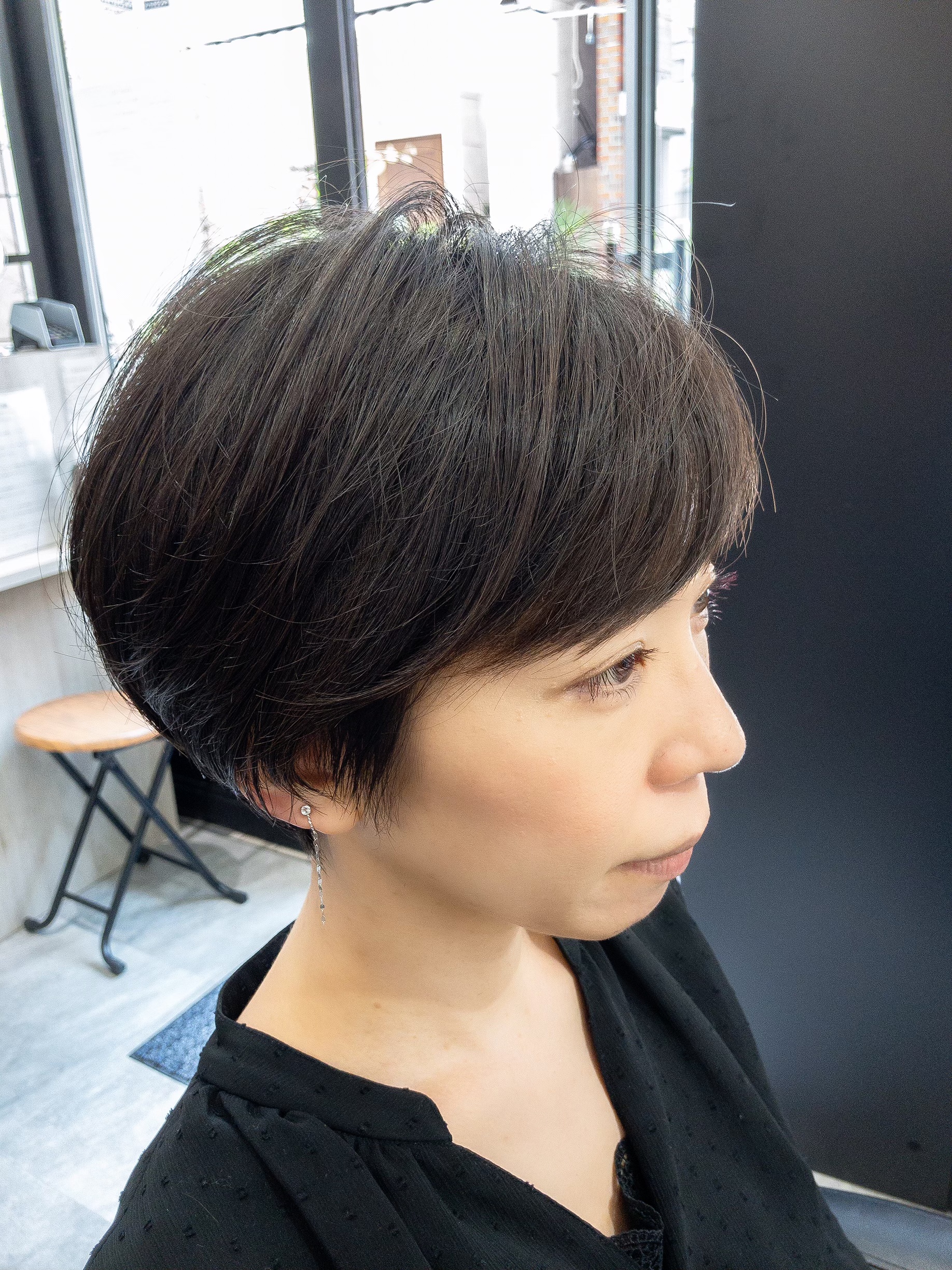 サイドの毛が膨らむショートヘアに2WAYなお勧めショートスタイル 阿佐ヶ谷でショートヘアに特化した美容師 石井さんのショートヘアページ